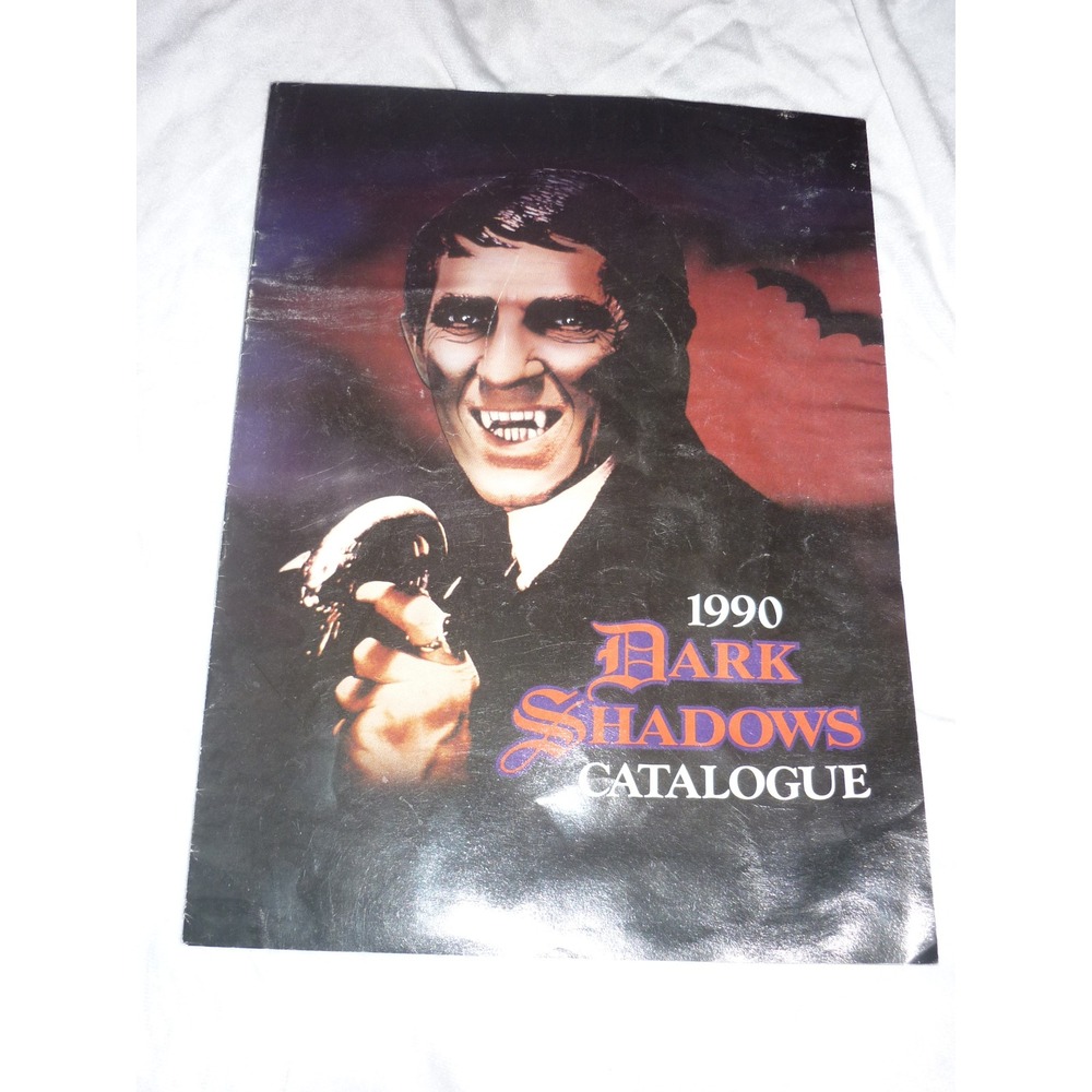 Vintage 1990 Dark Shadows Catalogue MPI Home Video Barnabas Collins Vampire VHS